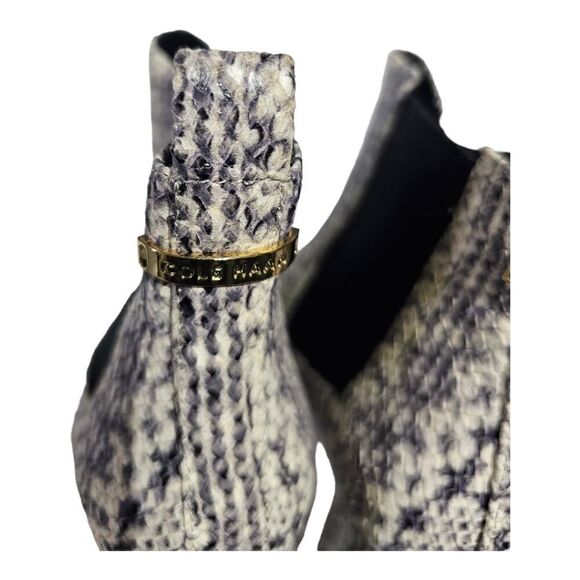 COLE HAAN Nitasha Snake Skin Leather Boots Booties - Size 6 1/2 - Picture 7 of 9